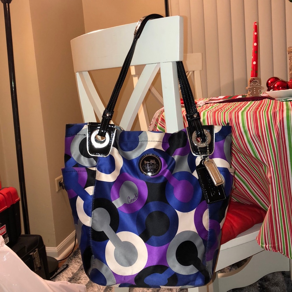 Fun, Coach Logo Tote